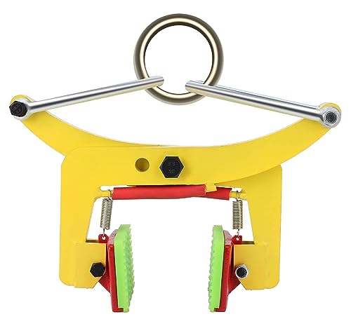 Iroejt Adjustable Stone Clamp, Roadside Curb Beam Jaw Opening Adjustable Plate Lifting Clamps For Lifting And Transporting Steel Plates And Hanging Stone，A1