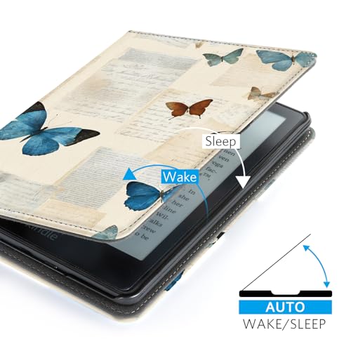 Image of CoBak Case with Stand for 6.8 inch E-Book Reader -Cover with Auto Sleep Wake,Card Slot,Hand Strap Feature - Fits 11th Generation(not Compatible with Meebook /KoBo)