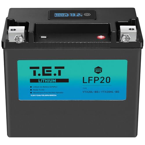T.E.T LFP20 y oCN obe[ `ECI YTX20L-BS p 20Ah 600CCA 153.6Wh BMSdv LiFePO4 oCNpTET ۏ(LFP20)