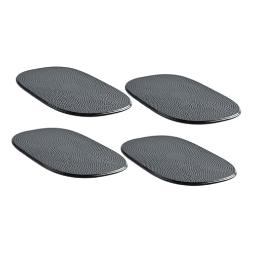 PACKOVE 4pcs Non Slip Car Dashboard Mat Rubber Pads for Phones Keys and Small Items Essential Automotive Accessories for Secure Storage