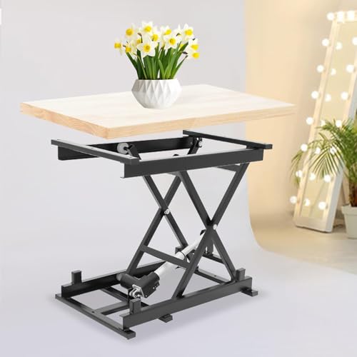 LYDZUSDP Electric Coffee Table Lift,Multifunctional Electric Coffee Table Lifting Frame,Lifting Rack,with Wireless Remote Control,for Home,Office Building