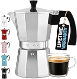 Zulay Moka Pot Espresso Stovetop Coffee Maker - Leak-Proof,...
