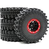 Menge: 4 Stück 2,2 Mud Terrain Reifen + 4 Stück Kunststoff 2,2 Beadlock Räder