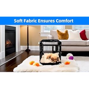 Dog Bed Crate Pad 24 L x 18 W Kennel Pad Machine Washable Entire Dog Crate Beds Double Sided Pet Bed