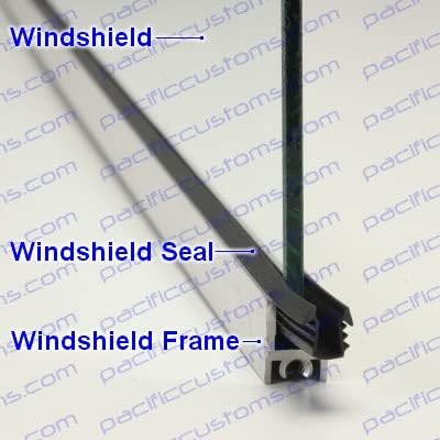 Manx Buggy Windshield Seal That Goes Between The Glass And The Windshield Frame 123 Inches Long