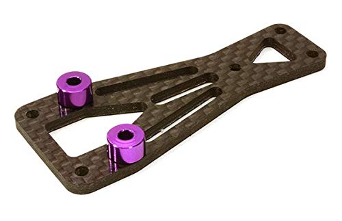 Integy RC Model Machined Front Top Chassis Plate for Vaterra Twin Hammers 1.9 Rock Racer
