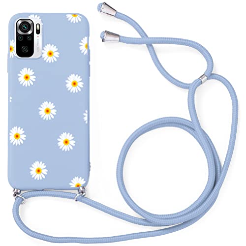 Yoedge Cover per Xiaomi Redmi Note 10S/10 (4G) 6,43 Custodia Natale con Bambola di Cervo e Palle Motivo Natalizio Ultra Sottile Morbido Silicone Antiurto Protettiva Case per Redmi Note10, Natale 01