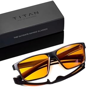 Livho Titan Gaming-Brille Orange Gläser