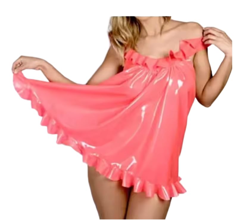 Robe de soirée en latex femme : la tenue d'Halloween audacieuse de la taille S au 7XL