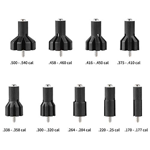 Ezshoot Boresighter’s Adapters & Screws For 0.177 To 0.54 Caliber Green/Red Bore Sighter (9Pcs) #TOP3