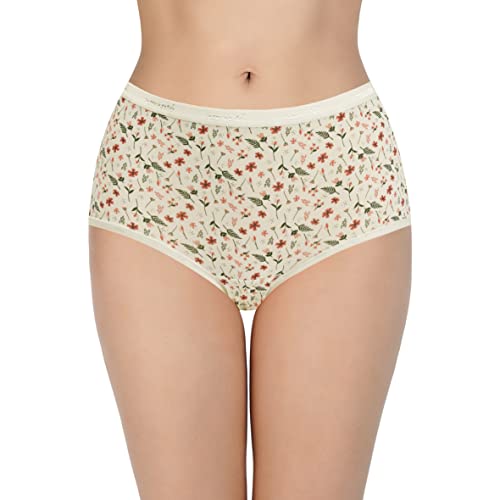 Image of Amante Printed Cotton Full Brief Panty Pack(Pack of 3)