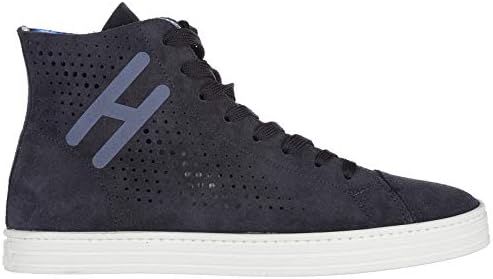 HOGAN REBEL Men R141 high top Sneakers blu