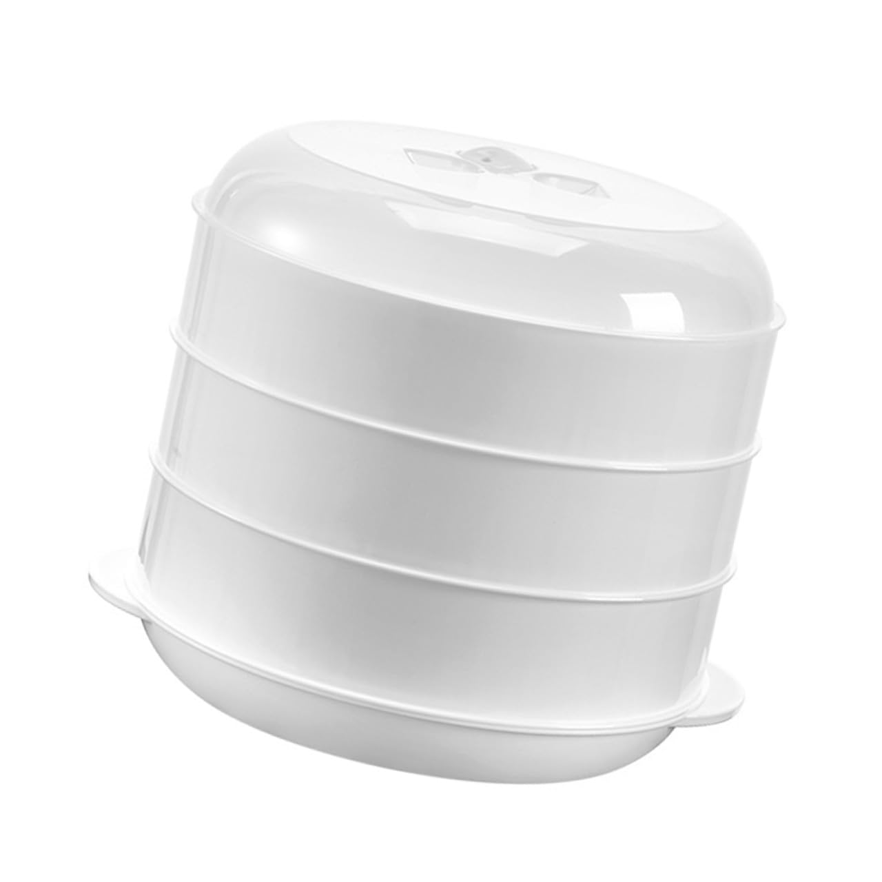 Cocedor al Vapor Microondas Tapa Resistente al Calor Apto para Verduras Pasta y Arroz Utensilio Cocina Fácil Limpieza y Duradero