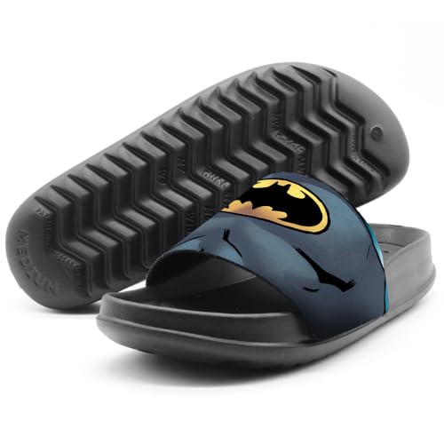 Batman Costume Unisex Adult Slides Adjustable Flip Flop Sandals Officially Licensed Hypd Slydr Switch™4