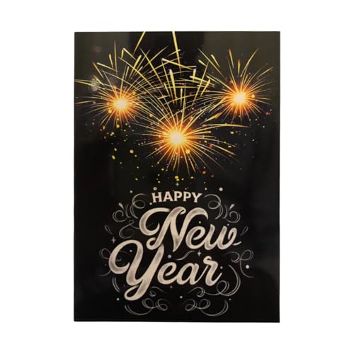 Image of Saugat Traders New Year Gift for Client - Airplane Table Clock Showpiece, Branded Pen and Greeting Card - Corporate Gift