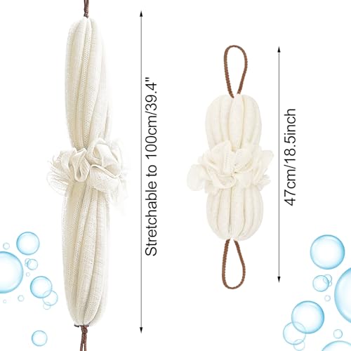 2pcs Bagno Doccia Loofah Spugna, Spugna Dorsale
