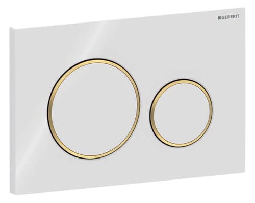 Plaque de fixation Geberit Sigma20 pour rinçage à 2 quantités, 115.882.KK.1, 115.882.KK.1, Colorazione: bianco