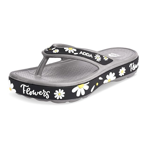 Image of ADDA Slippers for Women || Durable & Comfortable || Anti-skid Sole || Lightweight || Fashionable || Super Soft || Outdoor Slipper
