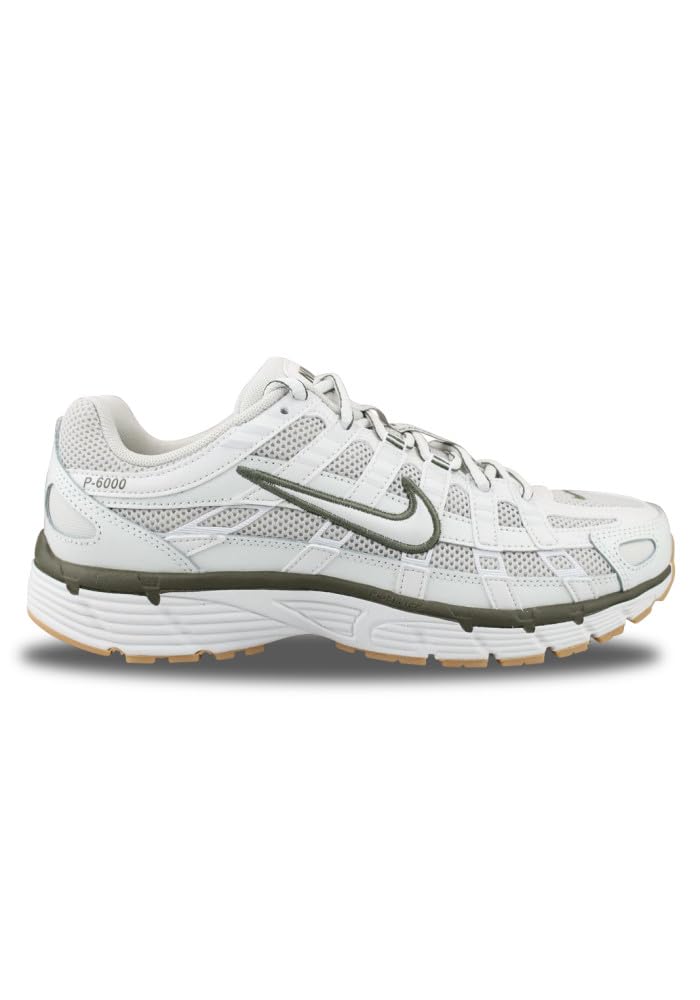 Nike P-6000 Sneaker Femme en maille blanche et argentée pour un style running rétro unique - 6