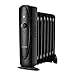 Homeleader Mini Oil Filled Heater, Radiator Heater, Electric Personal Heater, Space Heater for Home and Office, 700W, Black