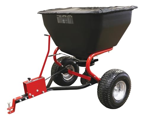 Precision Products TBS7019 Tow Behind Broadcast Spreader, 200 lb, Dark Grey