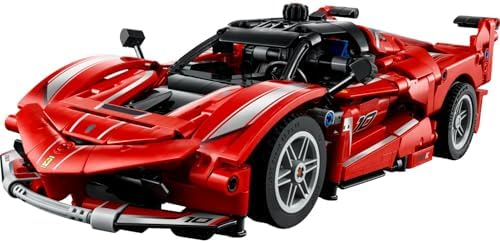 LEGO Technic Ferrari FXX K 42212 – 10 Yaş ve Üzeri Çocuklar için STEM'e İlgi Uyandıran Model Araba Oyuncak Yapım Seti, Spor Araba Tutkunları İçin Yaratıcı Hediye Fikri ve Eğitici Oyun (897 Parça) - Görsel 2