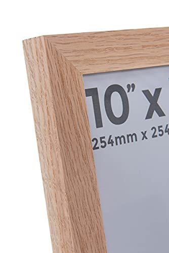 Wall Space 10x10 Oak Picture Frame, Square Frame Oak - Image 3