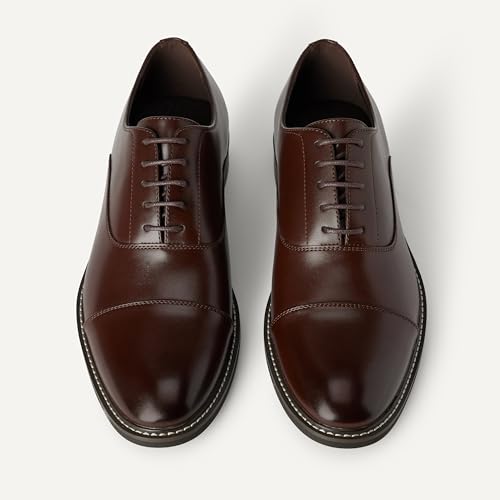 Image of Amazon Essentials Men's Cap Toe Oxford Dress Shoes