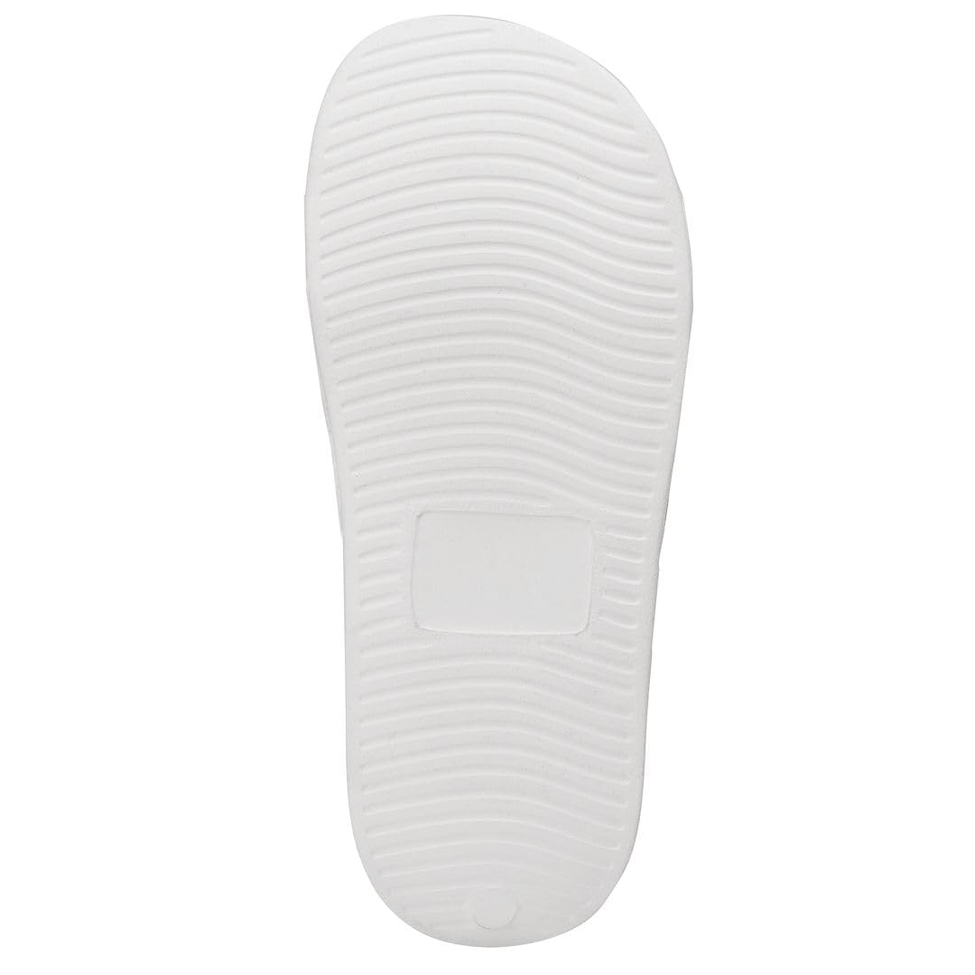 Juicy Couture Women's Fashionable Faux Fur Slide Sandals, Cozy Slip-On with EVA Sole for Indoor & Outdoor Slip-On: 7 White Tie Dye-stiches
