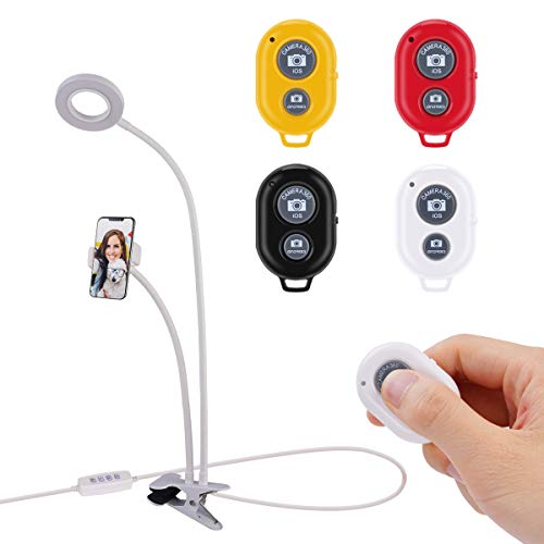 Bluetooth Camera Remote Shutter Control for Smartphones (4 Pack), Tranesca Bluetooth Camera Remote Controller Compatible with iPhone/Android Cell Phone Camera - Create Amazing Photos and Selfies - Thumbnail 2
