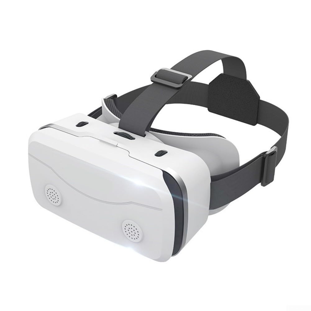 Cuffie VR per telefono con controller, lenti HD anti-luce blu, occhiali per realtà virtuale, esperienza cinematografica 3D immersiva (nero)