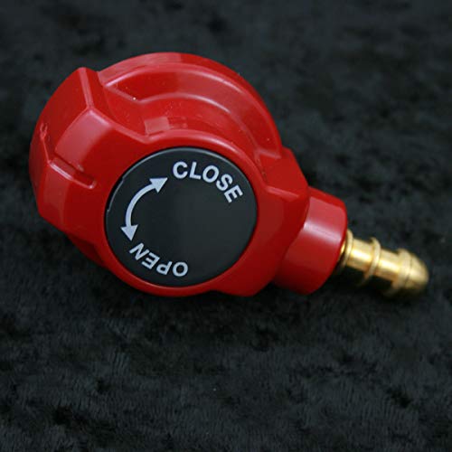 pro-Styling Enchufe de gas exterior, tapa abatible, bloqueo en estado abierto, control manual, color blanco