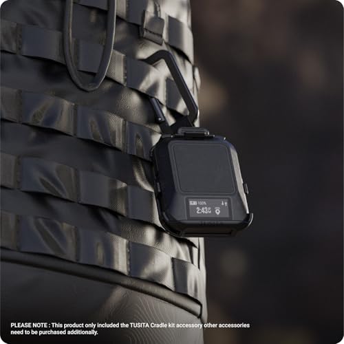 TUSITA Zestaw Akcesoriów do Kołyski Kompatybilny z Garmin inReach Messenger Plus Komunikatorem Satelitarnym - Akcesoria Systemu GPS