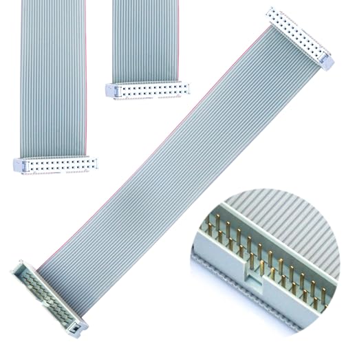 Câble plat IDE 26P en cuivre 28 AWG nappe grise haute conductivité 30 cm