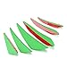 Moto Carénage Aileron Ailettes aérodynamiques de carénage Avant de Moto avec Autocollant pour kit d'aile Dynamique Hon-da (Couleur : Vert)