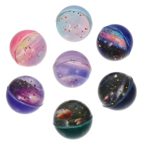 ibasenice Portable Bounce Balls 25pcs Fun Bouncing Balls for Vending Machines Office Playtime