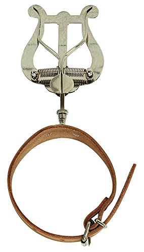 GEWA 730510 - Atril marcha flauta mediano, 2 soportes, niquelado