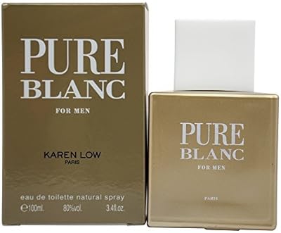 Karen Low Pure Blanc Eau De Toilette Spray for Men, 3.4 Ounce by Karen Low