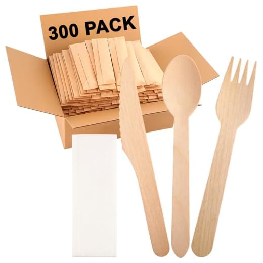 Can you take forks in hand luggage LemonRoad 300 Sets Wooden Cutlery Set