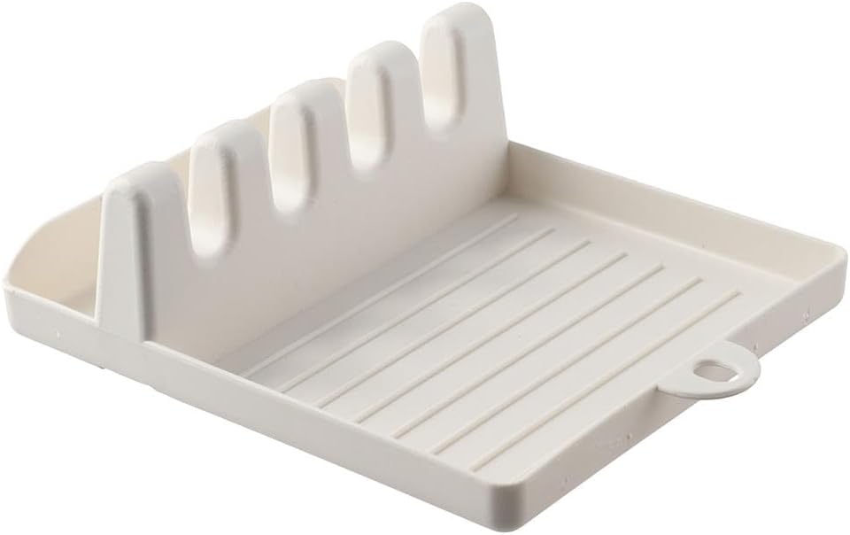 2 Pcs Paint Brush Organizer with 4 Slots Brush Storage Tool Table Kitchenware Holder for Watercolor Oil Brushes Storage, White