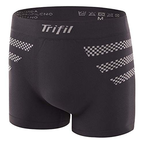 Cueca Trifil AM Lisa, Trifil, Masculino, Cinza Chumbo, Médio