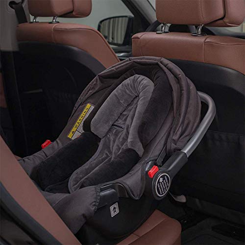 Upgrade 3-in-1 Baby Sitzverkleinerer für Alle Kinderwagen, Babyschale Einsatz und Körperstütze für Neugeborene, Säuglinge, Extraweiches Sitzeinlagenkissen​, Ideal für Alle Jahreszeiten, 53x33cm