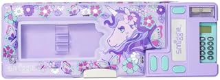 Smiggle Hi There Pop Out - Estuche para lápices, color lila, Lila, Extraíble