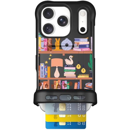 Scooch for iPhone 18 Pro/17 Pro Wallet Case, Wingmate, Little Library