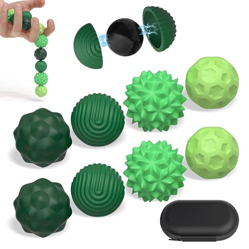 8 Stück Magnetische Fidget Toys, Magnetische Sensorik Bälle, Anti-Stress...