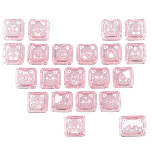Keycaps transparents PC Hyekic, 21 touches Mao profile pour clavier mécanique MX Switches