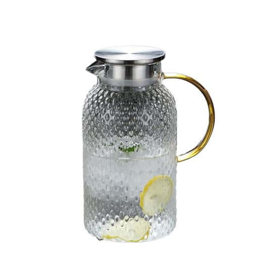 SSZY �ϔM�K���X�s�b�`���[ ��e�� 1.5L �z�E�P�C�_�K���X ����IH�Ή� �L�� �|�W �X�e�����X�W 2��t�� ���� ���� �t���[�c�E�H�[�^�[ ������� ��̓� �V���� �M�t�g �ƒ�p (�X�e�����X�W,1900ML)