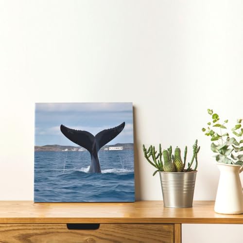 Impression sur toile de peintures queue de baleine de qualité - 4