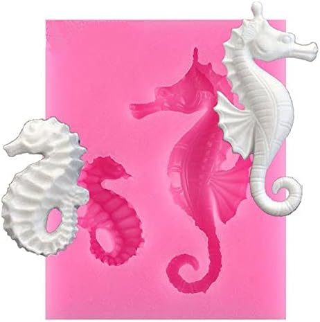 Miniatura 6 de Molde de silicona de caballo de mar Fondant Sugarcraft Cake Decorating Tools Chocolate Gumpaste Jelly Mold