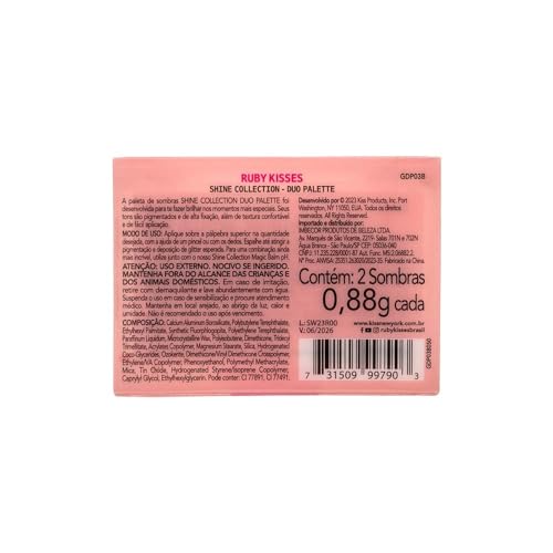Kiss - Rk Duo Palette Gdp03B Rose Gold